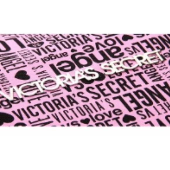 Victoria's Secret  2005 pink & black logo bag tote duffle PURSE-SALE was $50 - Picture 3 of 3